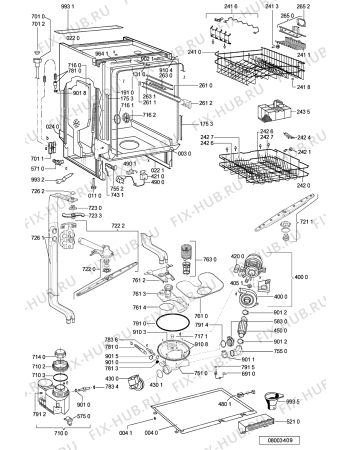 Схема №2 ADG 8340 IX с изображением Панель для посудомойки Whirlpool 481245372321