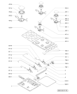 Схема №1 AKM 250/TF с изображением Переключатель для плиты (духовки) Whirlpool 481941129278