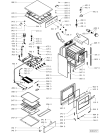 Схема №1 C 298 BS с изображением Уплотнитель (прокладка) для плиты (духовки) Whirlpool 481953268895