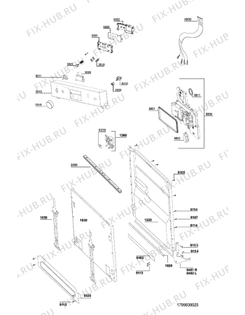 Схема №2 ADG 150/4 WS с изображением Панель для электропосудомоечной машины Whirlpool 481245373453