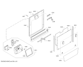 Схема №5 SMU69U75EU Active Water Eco² с изображением Передняя панель для посудомоечной машины Bosch 00744494