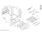 Схема №6 HSE421123V с изображением Ручка конфорки для духового шкафа Bosch 00627048