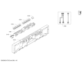 Схема №3 SMV50M70EU с изображением Передняя панель для посудомоечной машины Bosch 00704109