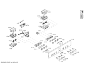 Схема №5 P1HEB63161 с изображением Панель управления для электропечи Bosch 00749345