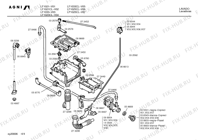 Схема №4 LF1025CL с изображением Панель для стиралки Bosch 00281549
