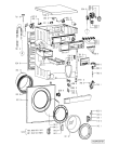 Схема №1 AWM 789 с изображением Обшивка для стиралки Whirlpool 481245212378