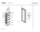 Схема №2 GS30U4F3 с изображением Передняя панель для холодильника Siemens 00436491