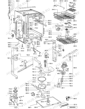 Схема №2 ADG 6967/1 IXM с изображением Обшивка для посудомойки Whirlpool 481245372908