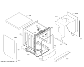 Схема №4 SMS40E02ZA с изображением Панель управления для посудомойки Bosch 00705390