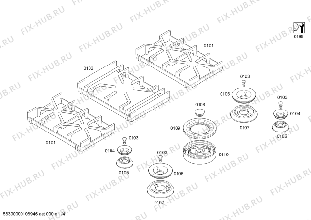 Схема №2 KG491110CA с изображением Узел подключения для плиты (духовки) Bosch 00174625