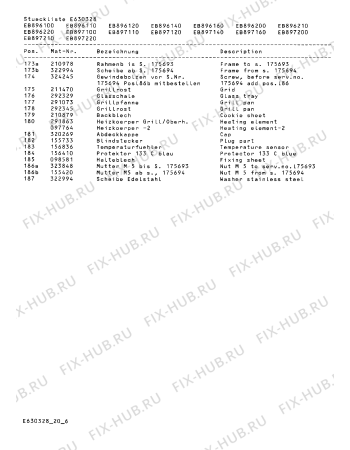 Схема №11 EB896110 с изображением Панель управления для духового шкафа Bosch 00291586