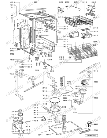 Схема №2 WP 69/3 IX -n. prod. с изображением Обшивка для посудомоечной машины Whirlpool 480140100636