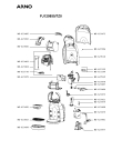 Схема №1 KP120866/7Z1 с изображением Плата управления для электрокофемашины Krups MS-623492