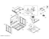Схема №3 HC766543V с изображением Кабель для плиты (духовки) Bosch 00628402