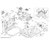 Схема №6 HBA78S750 с изображением Модуль управления, запрограммированный для плиты (духовки) Bosch 00674634