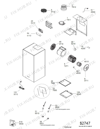 Схема №1 208355404756PRF00064 с изображением Спецнабор для вентиляции Whirlpool 482000099730