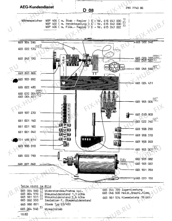 Взрыв-схема стиральной машины Aeg WAERMESP WSP 402 - Схема узла Section1