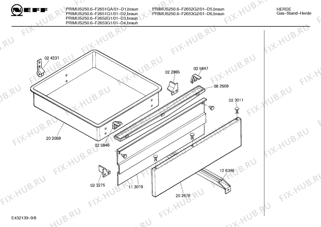 Схема №8 195301839 2344.21PEWS с изображением Ручка для плиты (духовки) Bosch 00027236