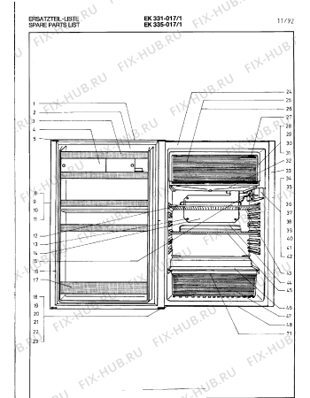 Взрыв-схема холодильника Gaggenau EK335017 - Схема узла 08