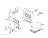 Схема №3 HBN41S521E Horno bosch indep.multif.blnc.c/minutero с изображением Кронштейн для плиты (духовки) Bosch 00476440