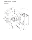 Схема №4 020743A15370 ECO43AS с изображением Декоративная панель для сушильной машины Whirlpool 482000014607