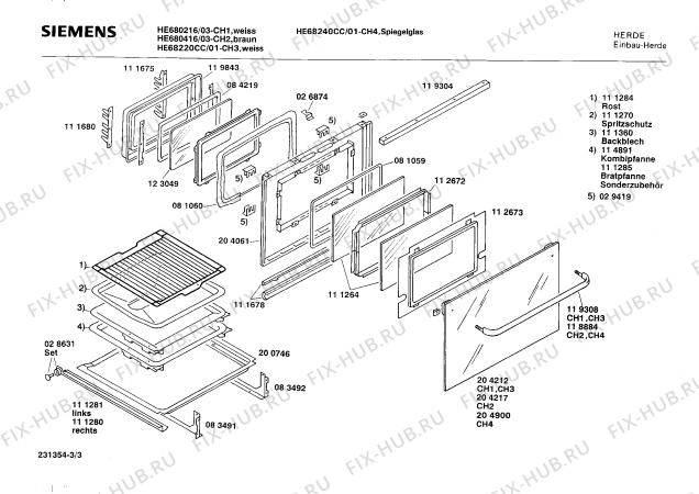 Схема №2 HE680416 с изображением Стержень для плиты (духовки) Siemens 00272334