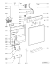 Схема №2 LPA 56/8 с изображением Панель для посудомойки Whirlpool 480140100151