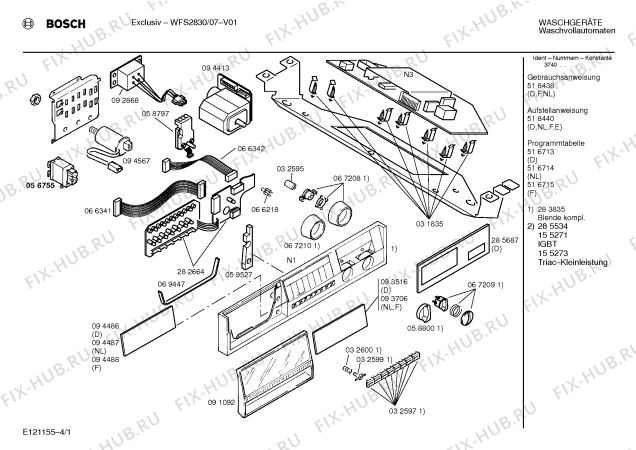 Схема №4 WM44330SI SIWAMAT PLUS 4433 с изображением Соединение для стиральной машины Siemens 00066218