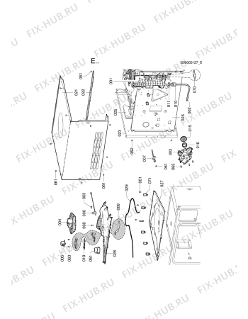 Схема №8 STC 8303/2 с изображением Дверца для электропечи Whirlpool 482000023936