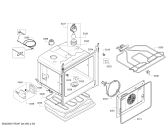 Схема №4 HBG36B550J с изображением Модуль управления, запрограммированный для плиты (духовки) Bosch 00740760