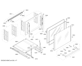 Схема №5 HA724260E с изображением Фронтальное стекло для плиты (духовки) Siemens 00771845