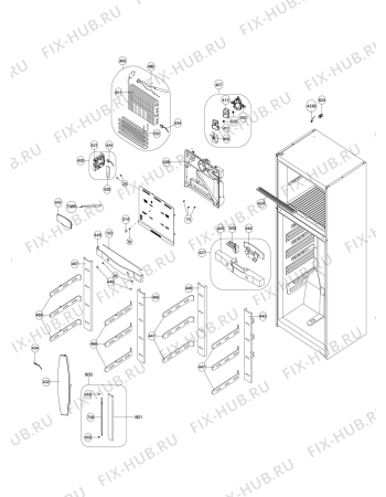 Схема №4 WTE 5243 A+ NFPW с изображением Затычка для холодильника Whirlpool 481240478877