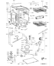 Схема №2 ADL 338 с изображением Панель для электропосудомоечной машины Whirlpool 481245372469