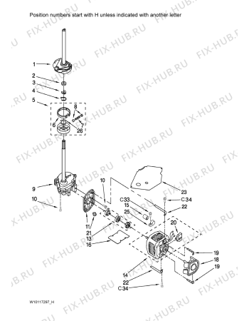 Схема №8 YLTE6234DQ6 с изображением Тумблер для стиральной машины Whirlpool 480113100403
