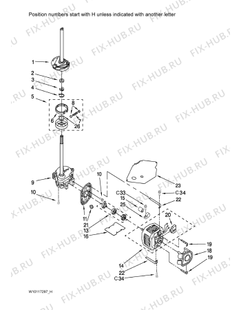 Схема №8 YLTE6234DQ6 с изображением Другое для стиралки Whirlpool 480113100397