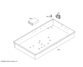 Схема №3 NGT945UC Bosch с изображением Корпус для плиты (духовки) Bosch 00680755