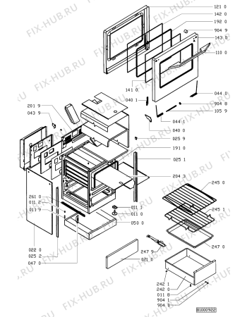 Схема №1 ACM 219 BR с изображением Указатель для плиты (духовки) Whirlpool 481941379215