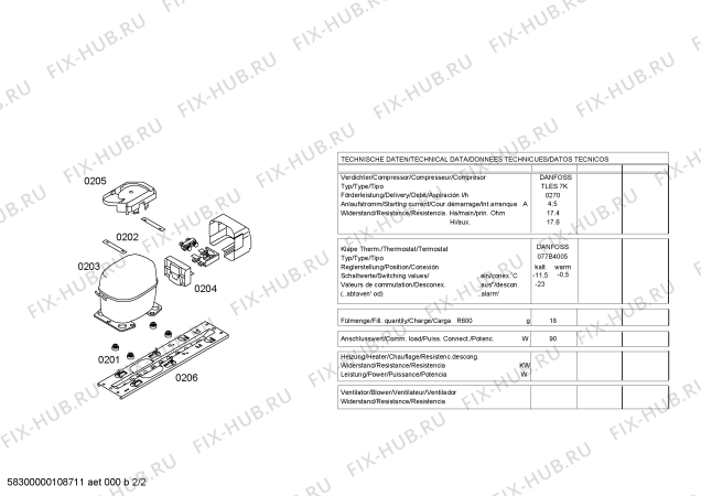 Схема №1 CK102100 с изображением Дверь для холодильной камеры Bosch 00242187