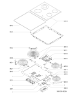 Схема №1 AKM 951/G/BA с изображением Затычка для плиты (духовки) Whirlpool 481244039258