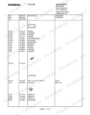Схема №7 RD127G6 с изображением Инструкция по эксплуатации для сплит-системы Siemens 00530987