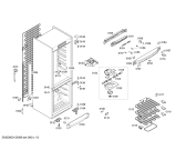 Схема №1 KGS36X30 с изображением Дверь морозильной камеры для холодильника Bosch 00680364