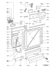 Схема №2 ADP 7530/1 IX с изображением Панель для электропосудомоечной машины Whirlpool 481245372974