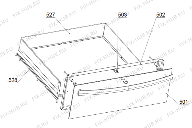 Взрыв-схема вытяжки Gorenje C9690  A42002011 NO   -White FS 60 (182565, A42002011) - Схема узла 05