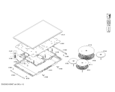 Схема №1 PIE845BB1E с изображением Стеклокерамика для плиты (духовки) Bosch 00714651
