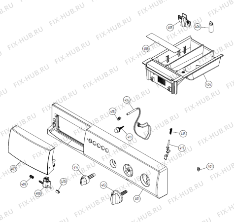 Взрыв-схема стиральной машины Gorenje W6235 DK   -White (900003236, WM44A) - Схема узла 04