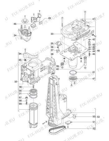 Схема №3 MAGNIFICA ESAM3300 S    S11 с изображением Двигатель (мотор) для электрокофеварки DELONGHI 7313217271