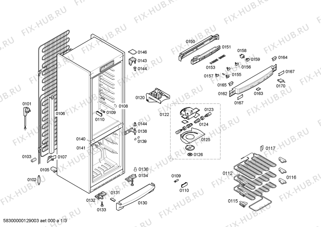 Схема №2 KG36SX70 с изображением Дверь для холодильной камеры Siemens 00244498