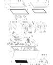 Схема №2 BSNF 8762 OX с изображением Панель управления для холодильной камеры Whirlpool 481011160086