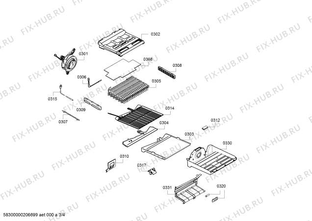 Схема №2 CK733EW3A Constructa с изображением Дверь для холодильной камеры Bosch 00717456