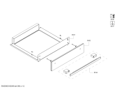 Схема №1 N17HH10N0 с изображением Декоративная планка для плиты (духовки) Bosch 12005603